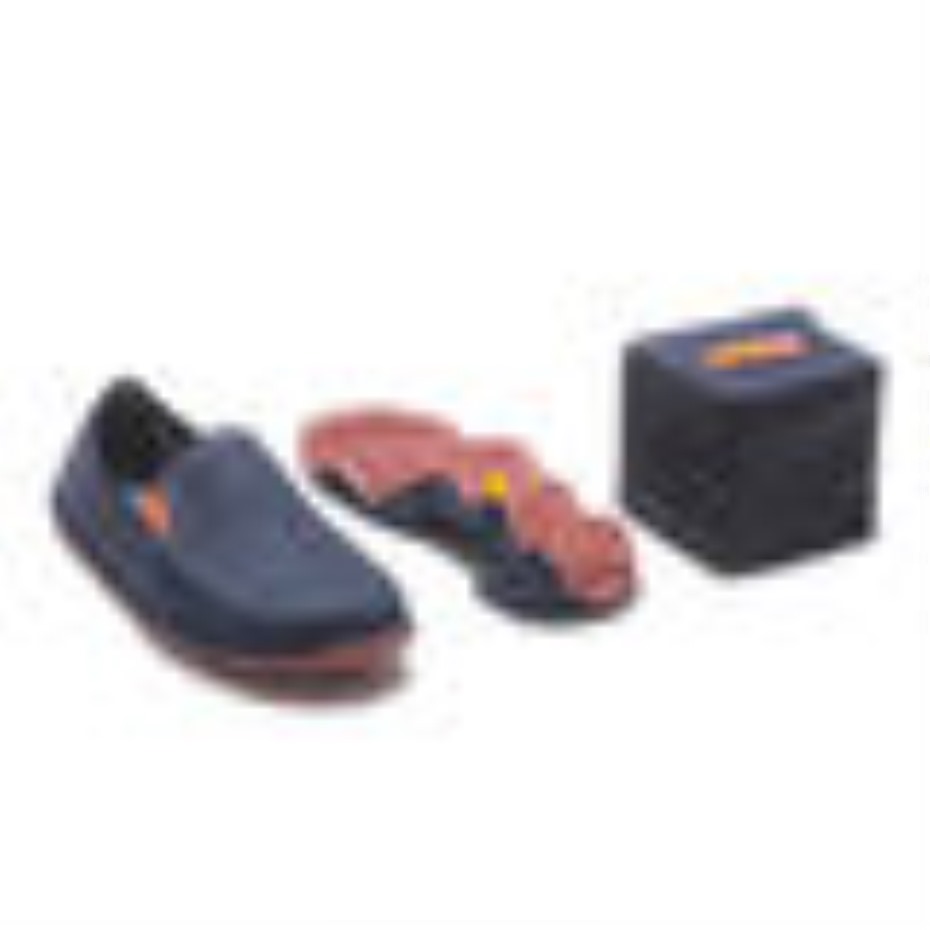 Vibram Koyu Mavi-tuğla Bir çeyrek Kot Erkekler
